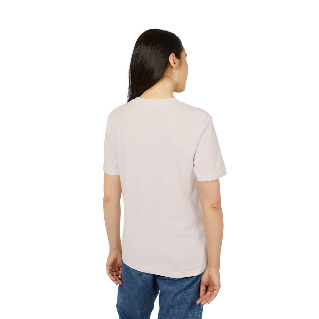 Keith Haring Style Pop Art T‑Shirt — Blue Dancing Figure Graphic Tee