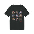 Dragon Heads Grid Graphic T-Shirt — 'RZME' Back Logo