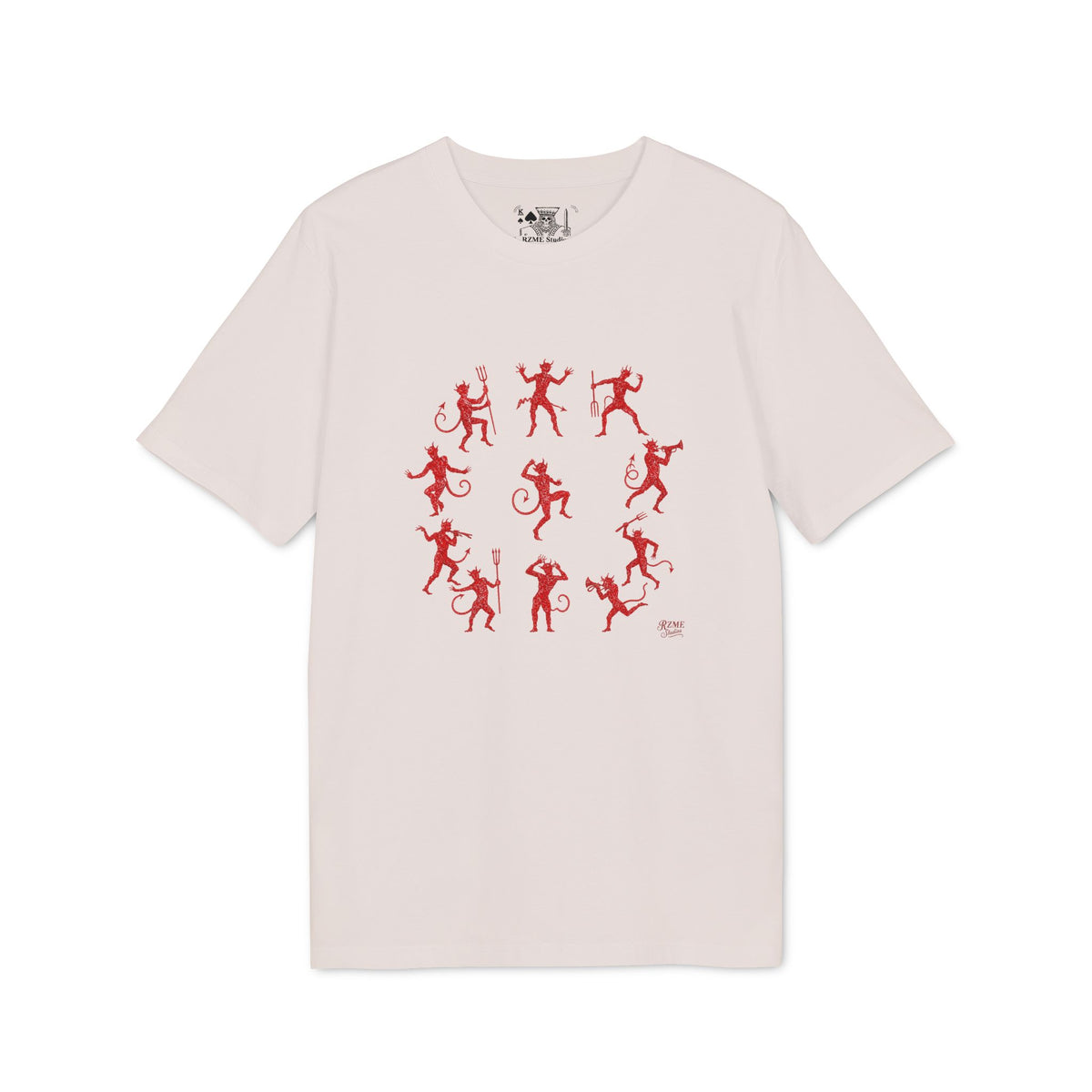 T-Shirt — Red Dancing Devils Graphic Tee