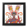 Essentials Mix/ Psychedelic Fire - Matte Canvas, Framed (Multi-color)