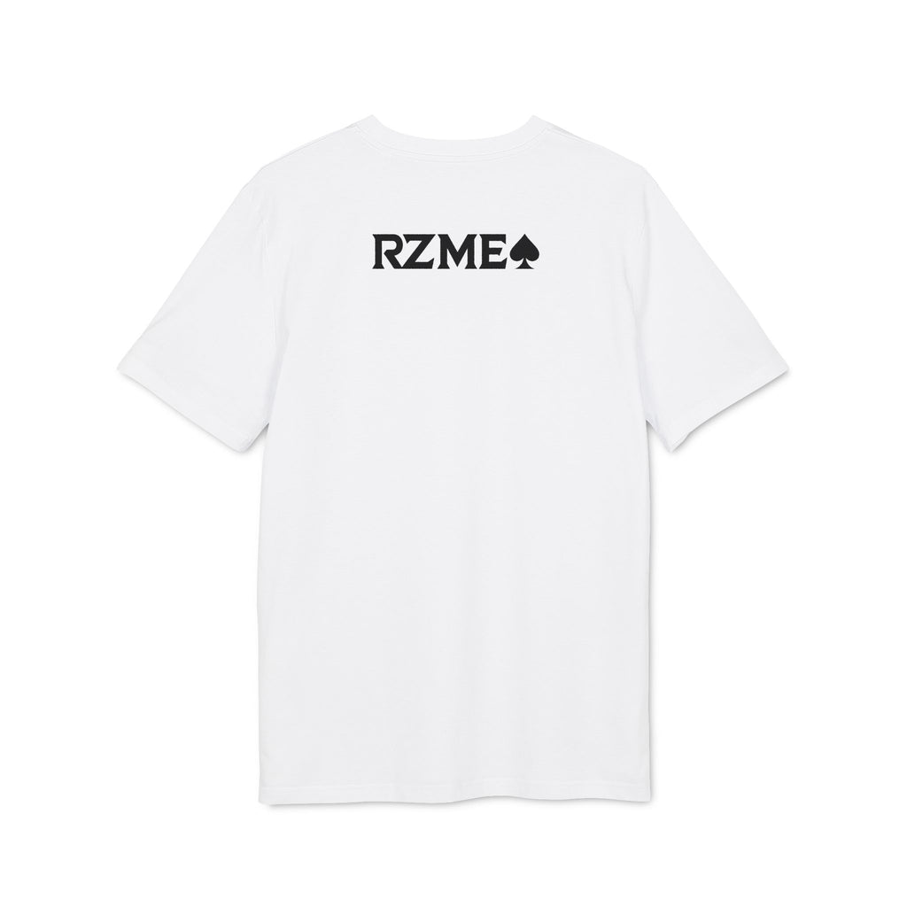Patterns/ Modern Blue  I - Vintage White T-shirt