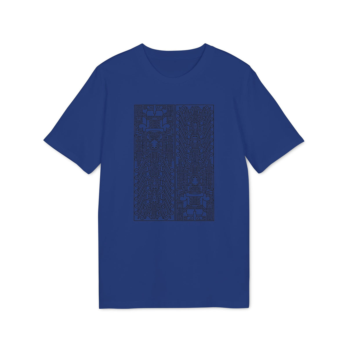 Abstract Circuit Grid T‑Shirt — Techno Geometric Graphic Tee