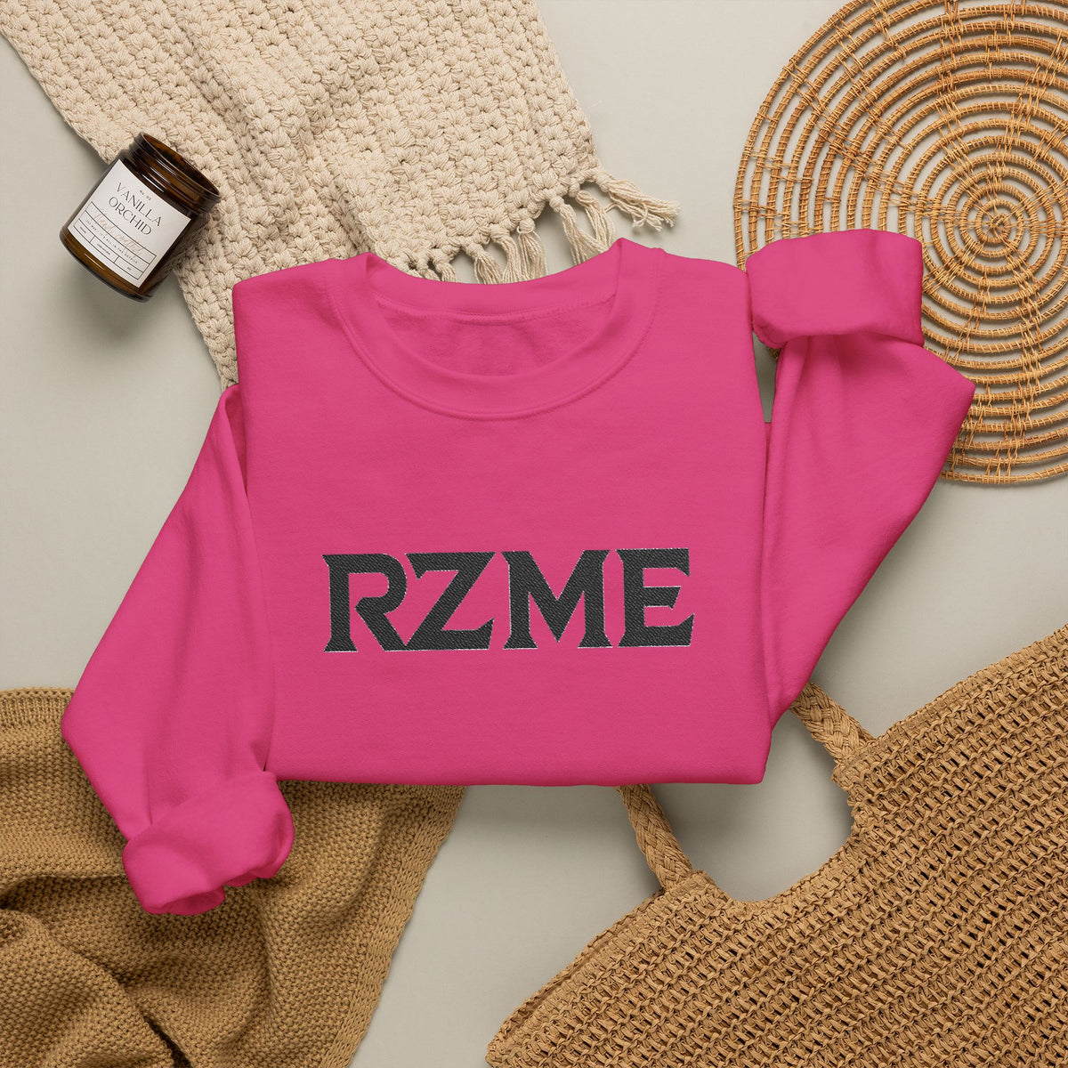 Copy of Essentials Mix/ RZME Logo Crewneck Sweatshirt Heliconia color