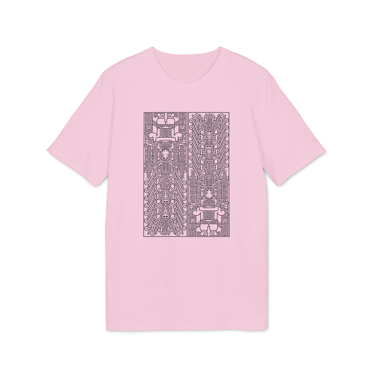 Abstract Circuit Grid T‑Shirt — Techno Geometric Graphic Tee