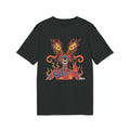Psychedelic Fire Bunny Graphic T-Shirt