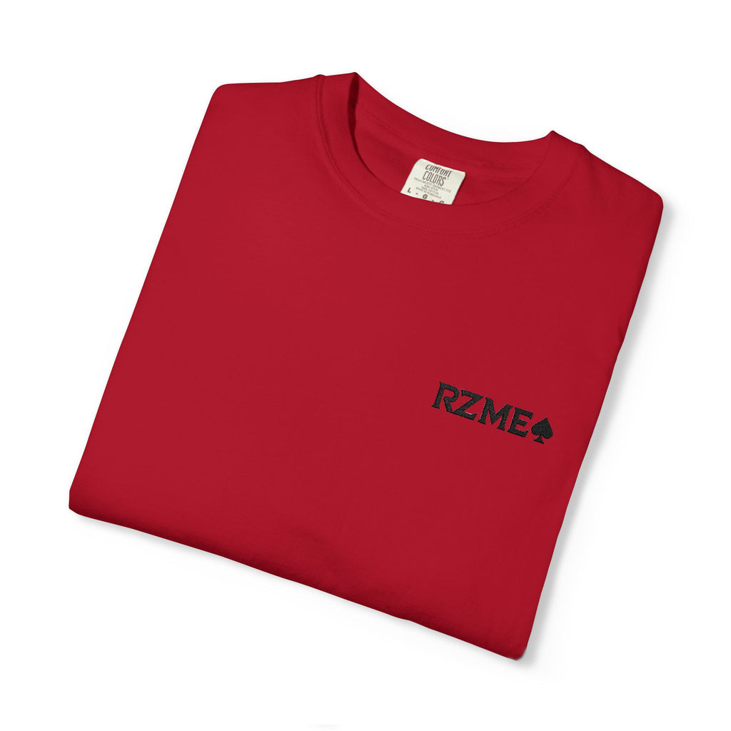 Essentials Mix/ Embroidered RZME Logo T-shirt Red