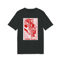 RZME Studios Red Blueprint Graphic T-Shirt