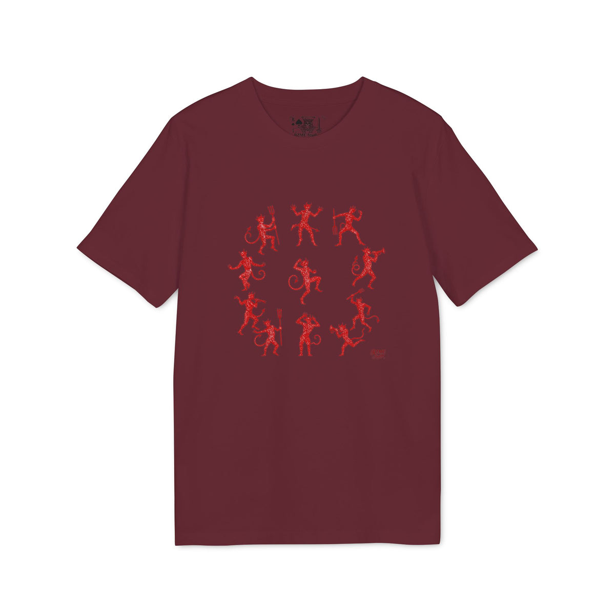 T-Shirt — Red Dancing Devils Graphic Tee