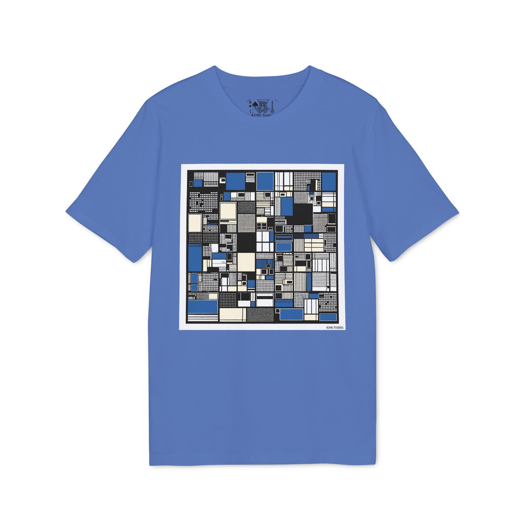 Patterns/ Modern Blue  I - Vintage Bright Blue T-shirt