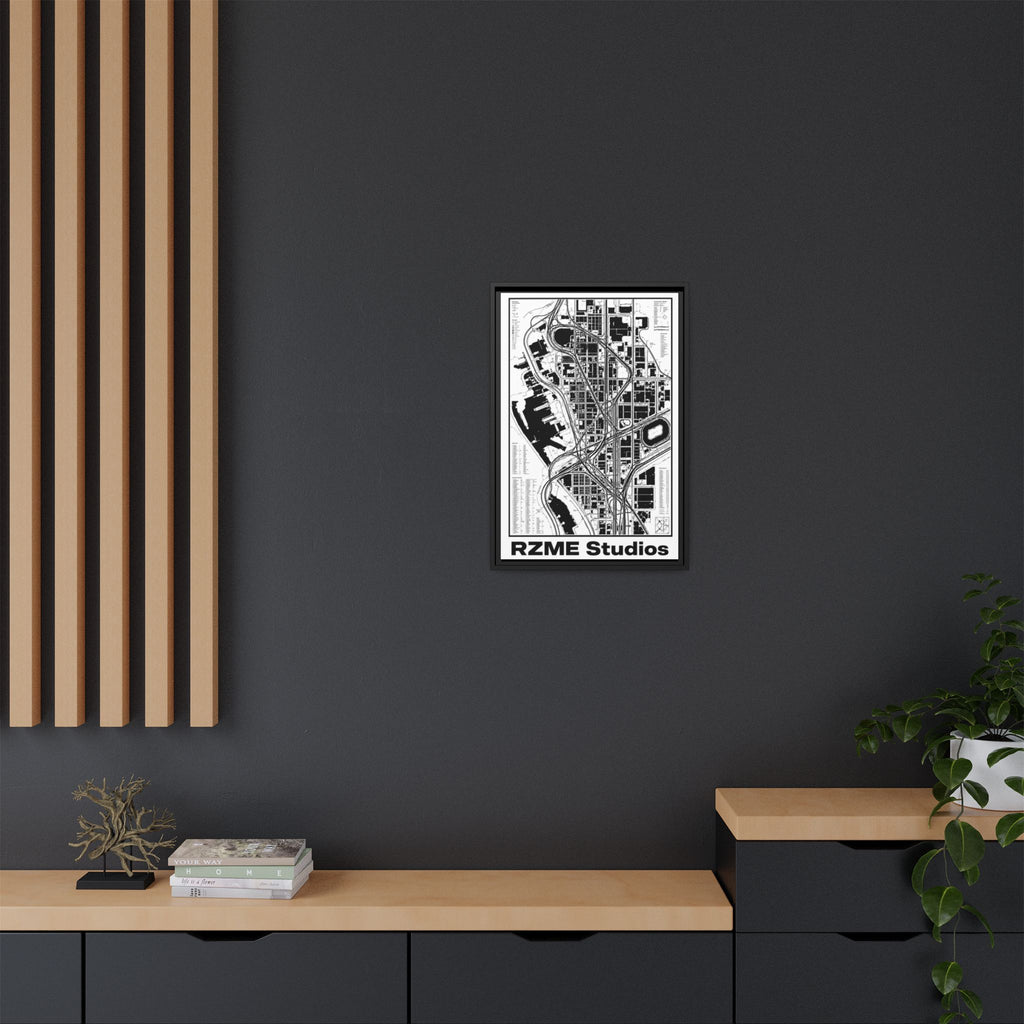 Matte Canvas, Framed (Multi-color)