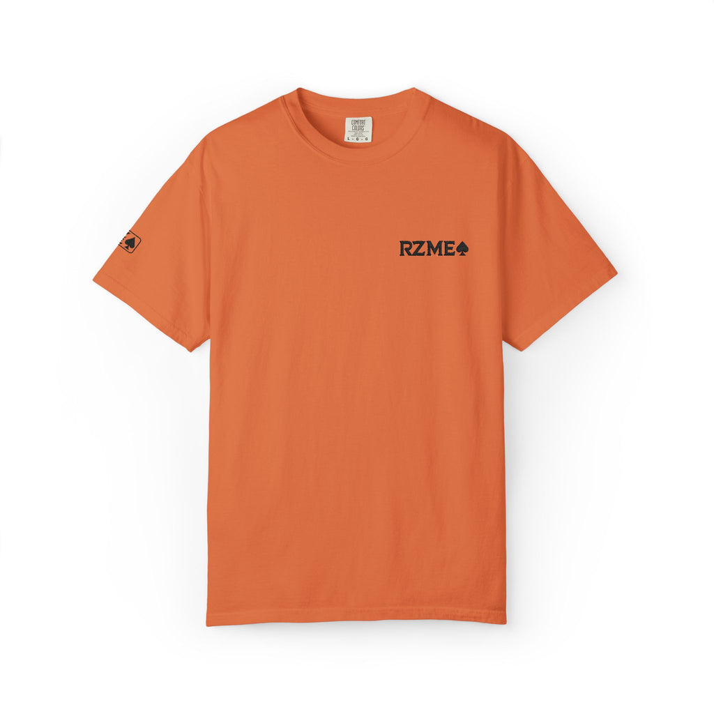 Essentials Mix/ Embroidered RZME Logo T-shirt Orange