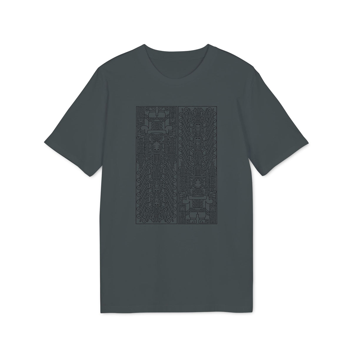 Abstract Circuit Grid T‑Shirt — Techno Geometric Graphic Tee