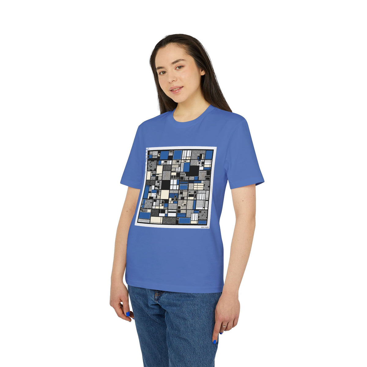 Patterns/ Modern Blue  I - Vintage Bright Blue T-shirt