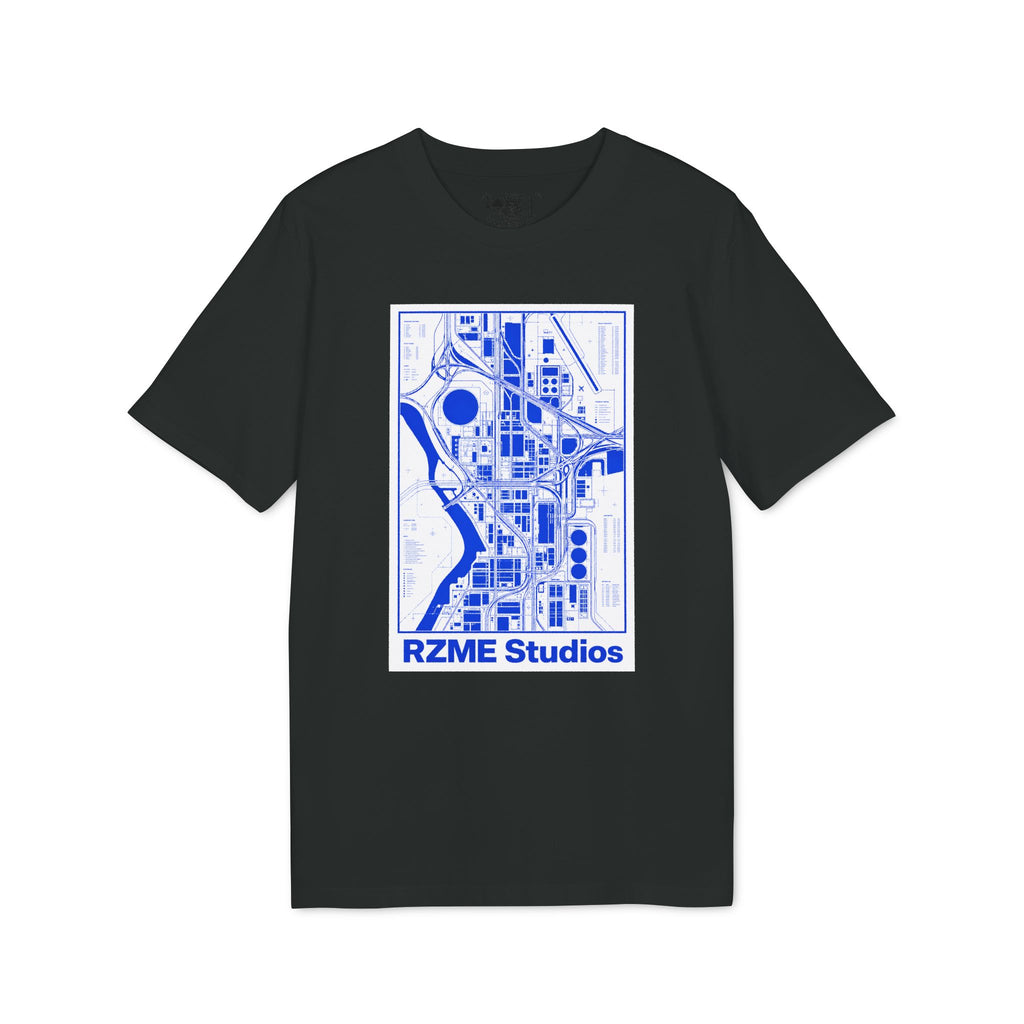 City Map Graphic T-Shirt — RZME Studios Blueprint Tee