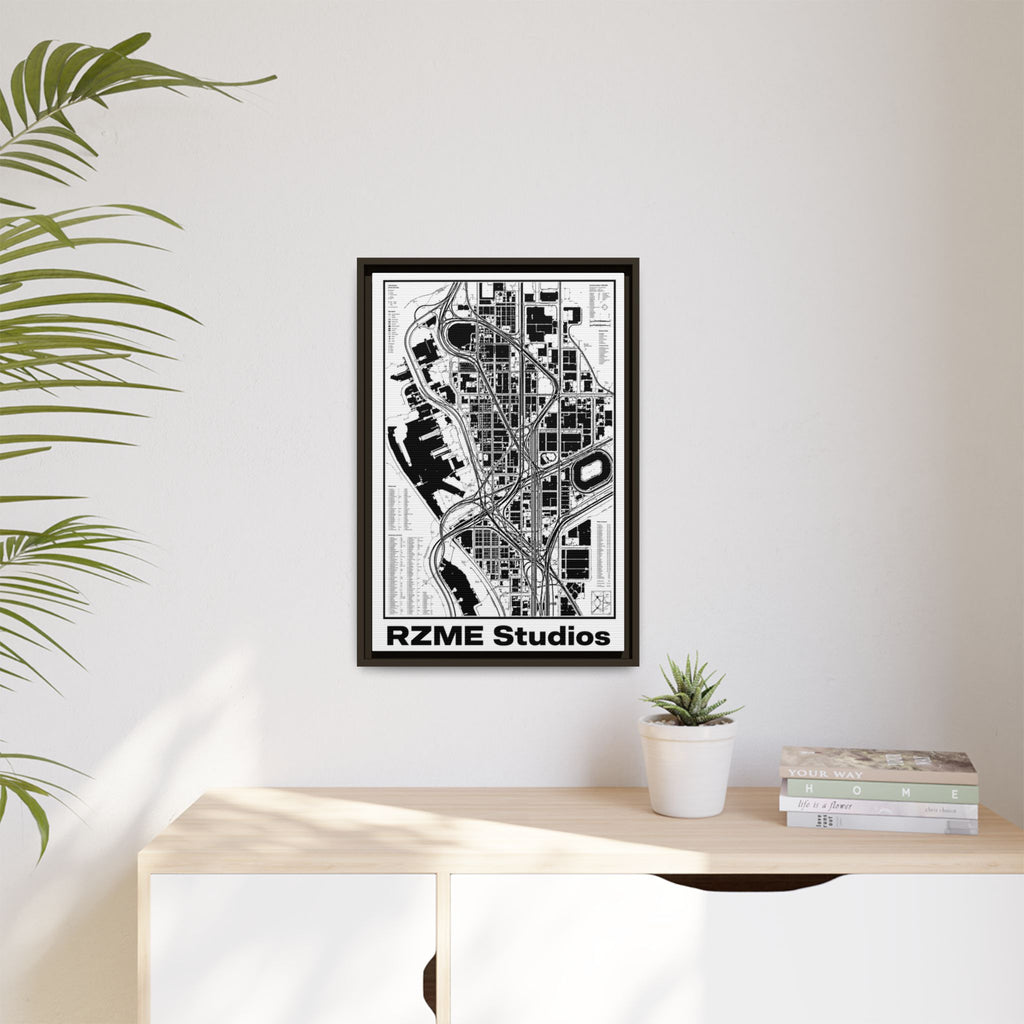 Matte Canvas, Framed (Multi-color)