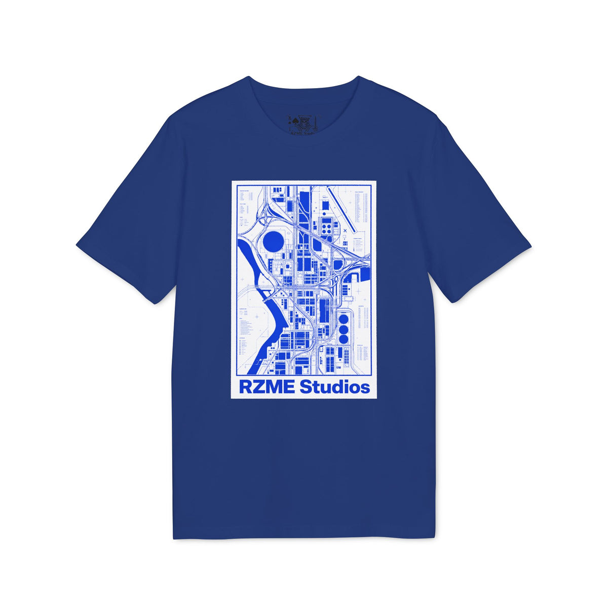 City Map Graphic T-Shirt — RZME Studios Blueprint Tee
