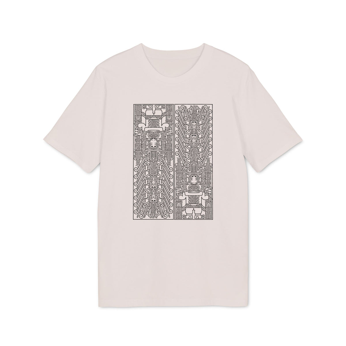 Abstract Circuit Grid T‑Shirt — Techno Geometric Graphic Tee
