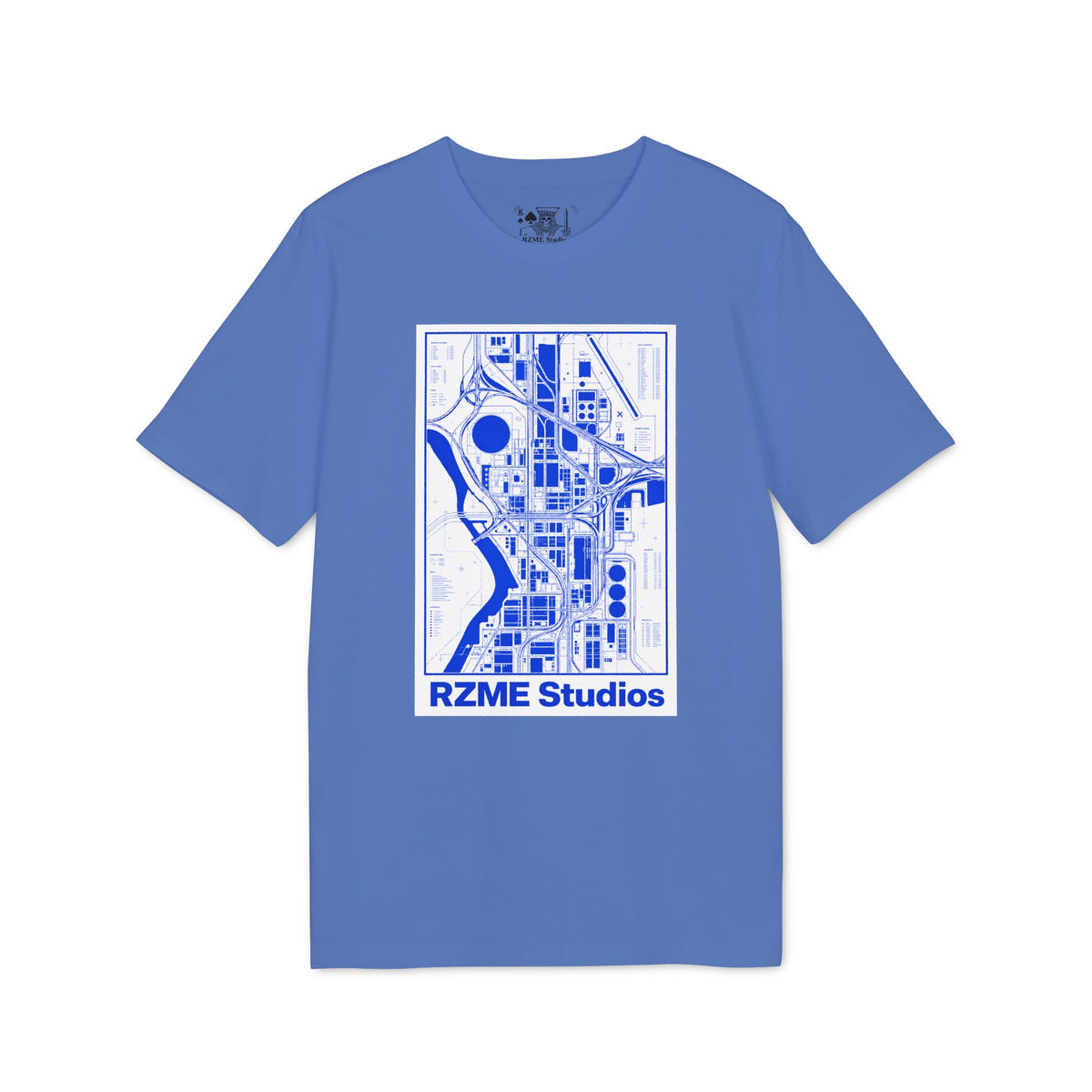 City Map Graphic T-Shirt — RZME Studios Blueprint Tee