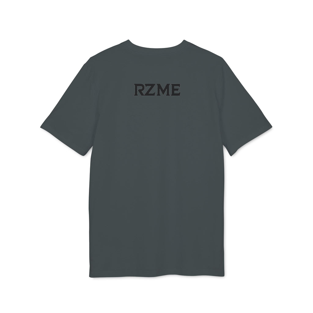 Graphic Tee — Retro Repeating Heads Design with RZME Back Print