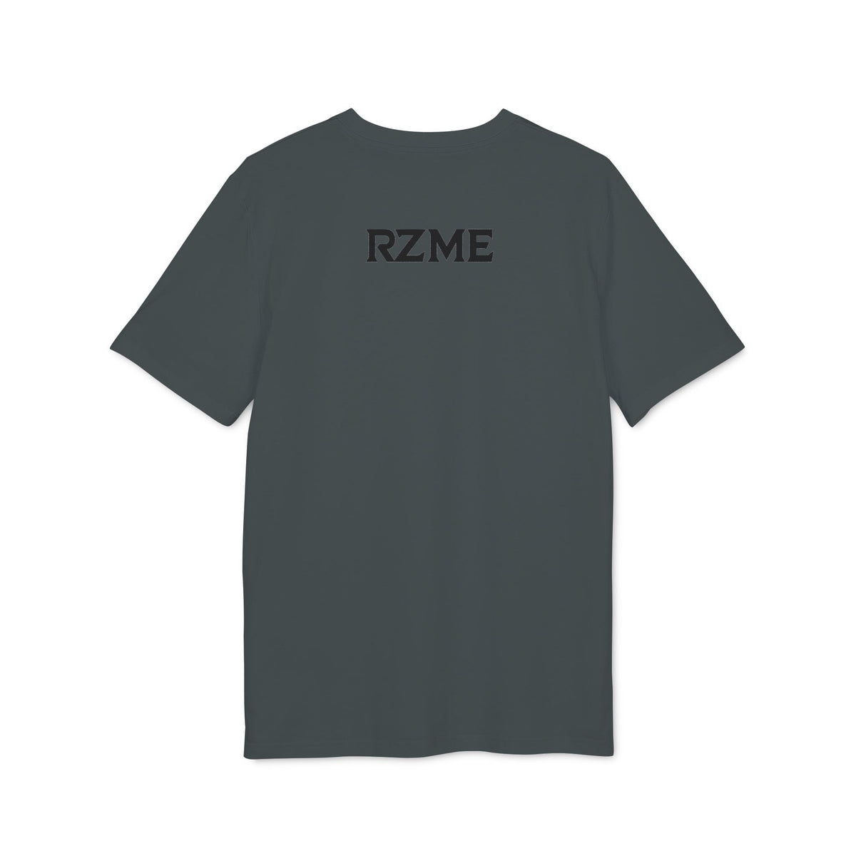 Graphic Tee — Retro Repeating Heads Design with RZME Back Print