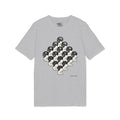 Graphic Tee — Retro Repeating Heads Design with RZME Back Print