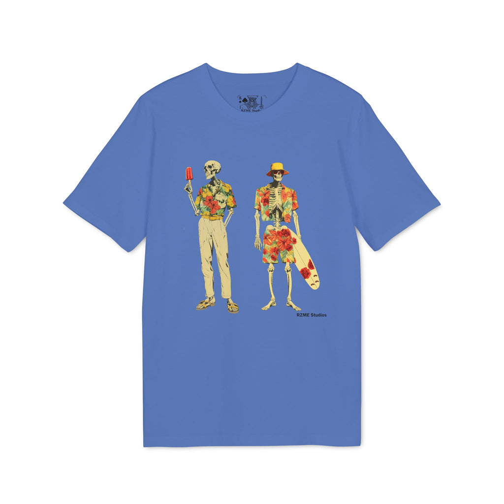 Essentials Mix / Skeleton Summer - Vintage Bright Blue T-shirt