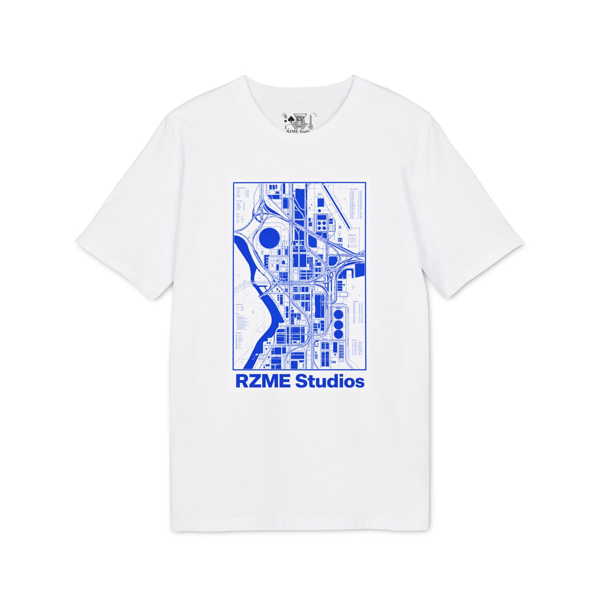 City Map Graphic T-Shirt — RZME Studios Blueprint Tee