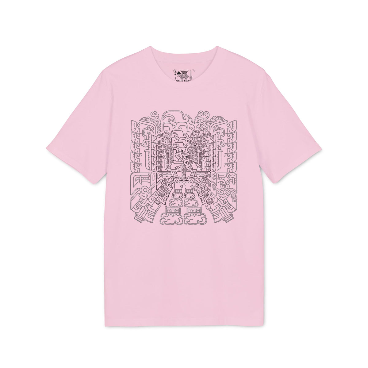 Abstract Geometric Maze T-Shirt — Intricate Line Art Graphic Tee