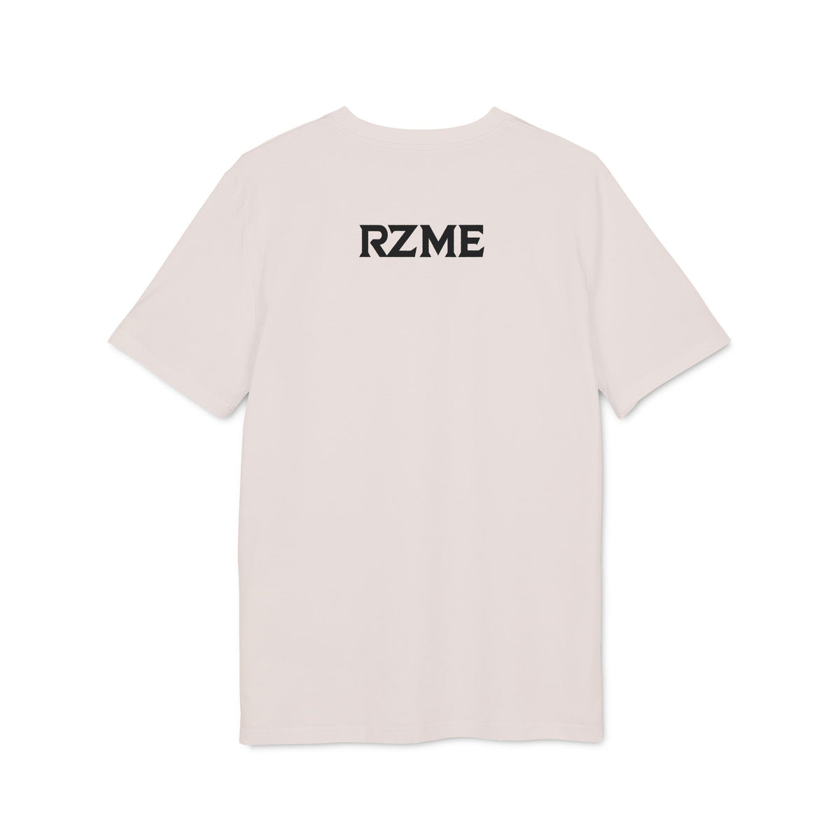 Graphic Tee — Retro Repeating Heads Design with RZME Back Print