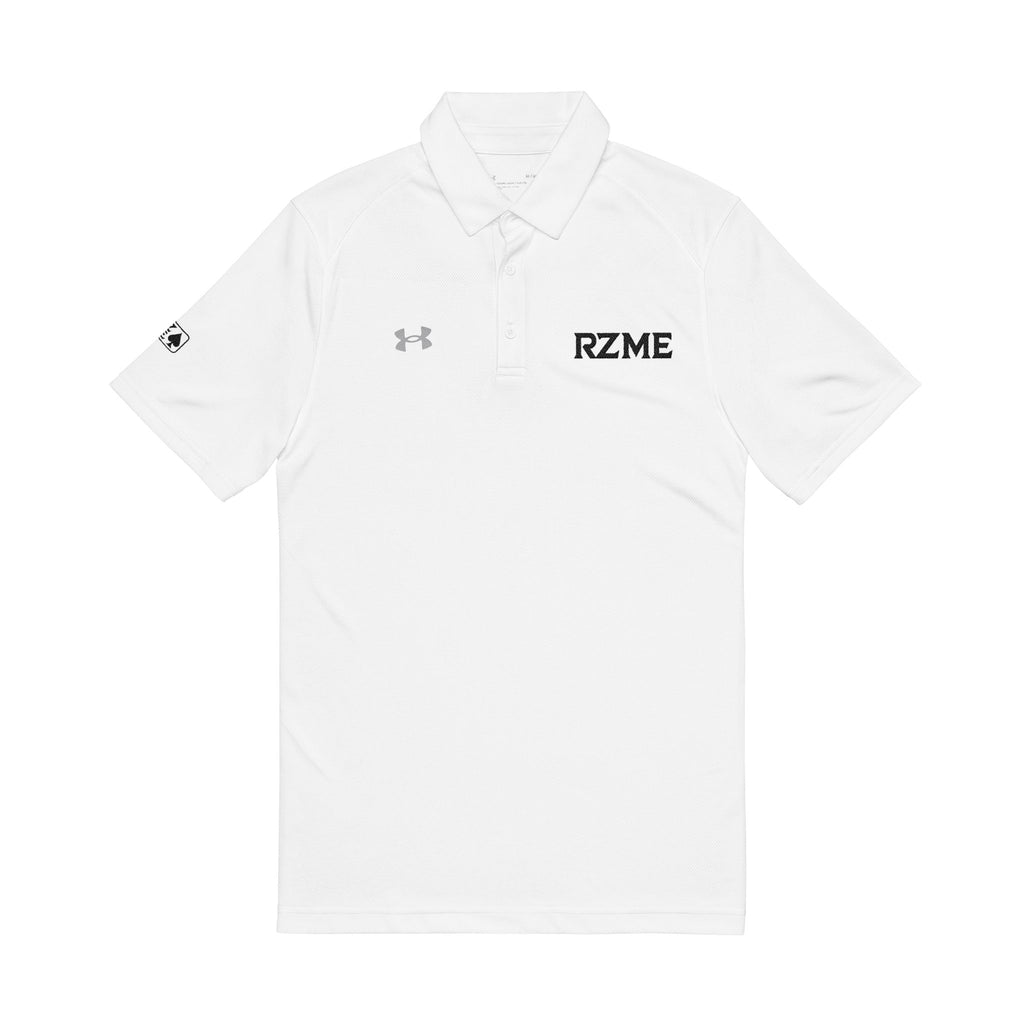 Collab/ RZME X Under Armour - White  Performance Polo